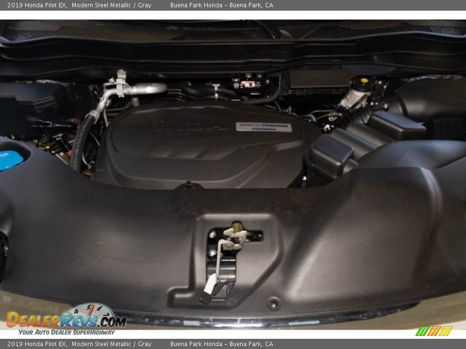 2019 Honda Pilot EX Modern Steel Metallic / Gray Photo #10