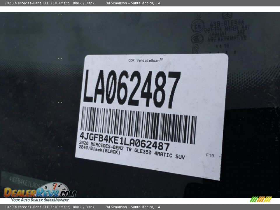 2020 Mercedes-Benz GLE 350 4Matic Black / Black Photo #11