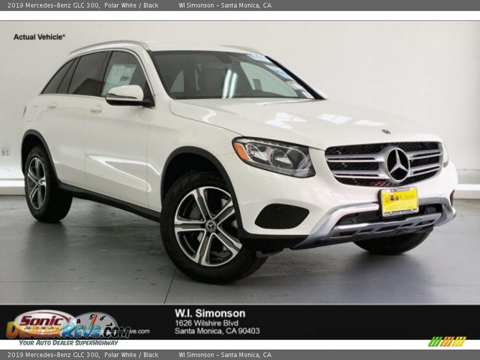 2019 Mercedes-Benz GLC 300 Polar White / Black Photo #1