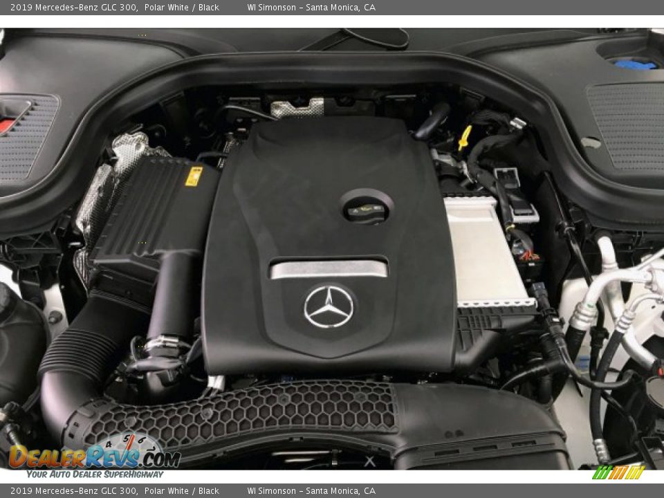 2019 Mercedes-Benz GLC 300 Polar White / Black Photo #8