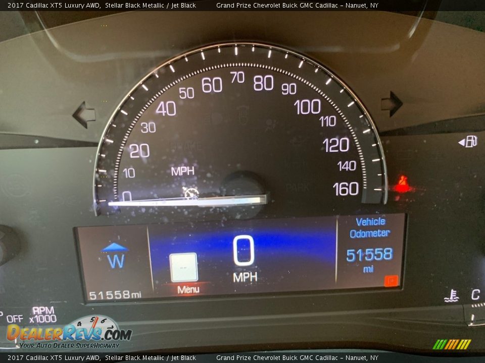 2017 Cadillac XT5 Luxury AWD Stellar Black Metallic / Jet Black Photo #19