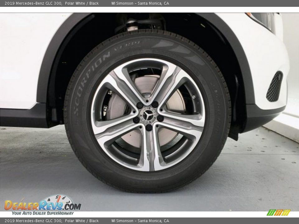 2019 Mercedes-Benz GLC 300 Polar White / Black Photo #9
