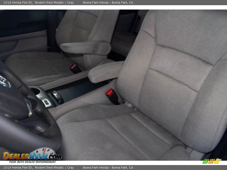 2019 Honda Pilot EX Modern Steel Metallic / Gray Photo #25