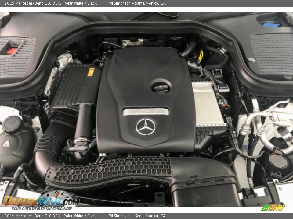 2019 Mercedes-Benz GLC 300 Polar White / Black Photo #8