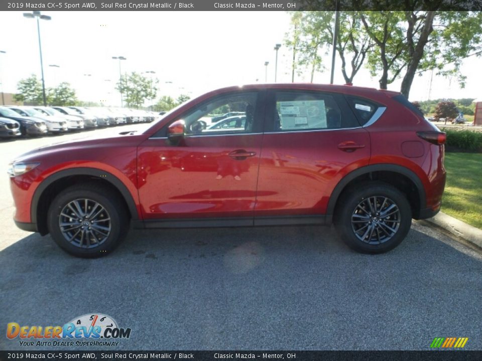 2019 Mazda CX-5 Sport AWD Soul Red Crystal Metallic / Black Photo #4