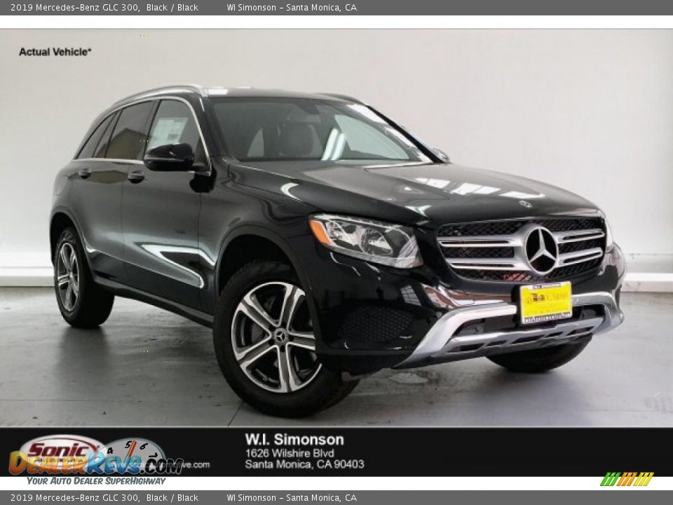 2019 Mercedes-Benz GLC 300 Black / Black Photo #1