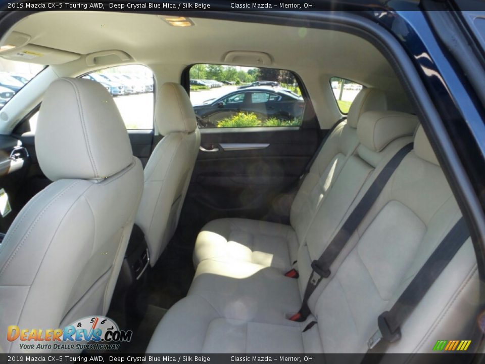 2019 Mazda CX-5 Touring AWD Deep Crystal Blue Mica / Silk Beige Photo #7