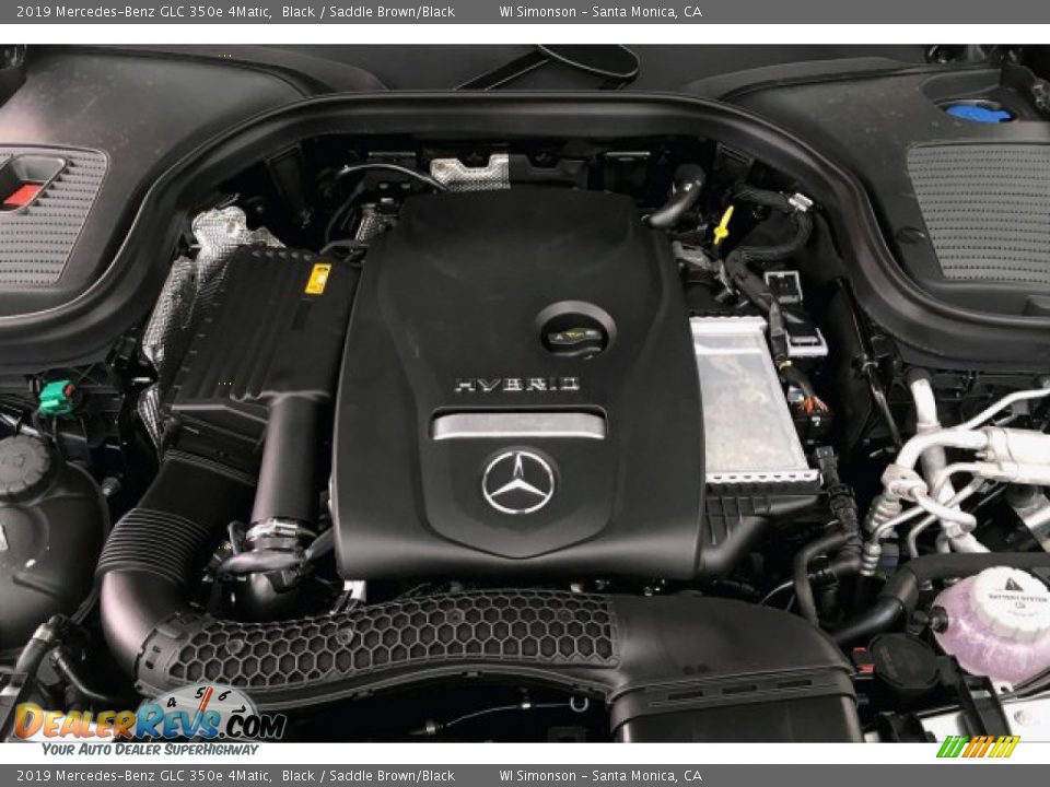 2019 Mercedes-Benz GLC 350e 4Matic Black / Saddle Brown/Black Photo #8