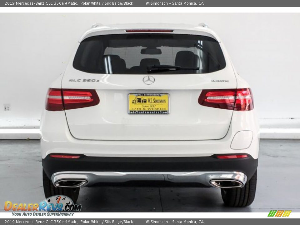 2019 Mercedes-Benz GLC 350e 4Matic Polar White / Silk Beige/Black Photo #3