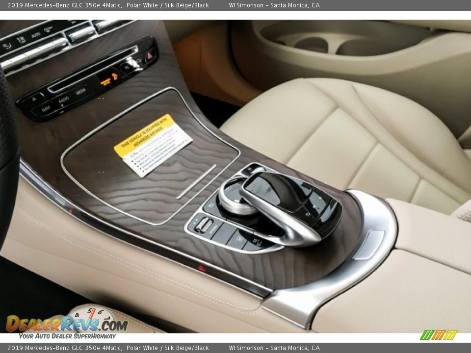 2019 Mercedes-Benz GLC 350e 4Matic Polar White / Silk Beige/Black Photo #7