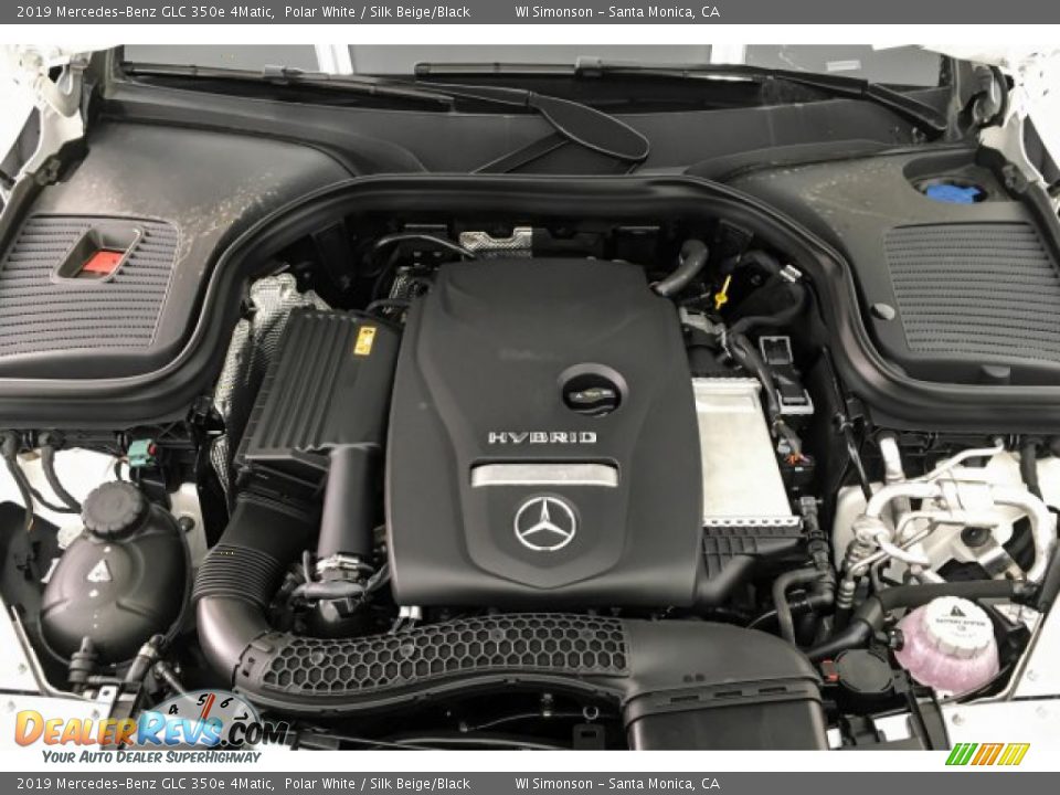 2019 Mercedes-Benz GLC 350e 4Matic Polar White / Silk Beige/Black Photo #8