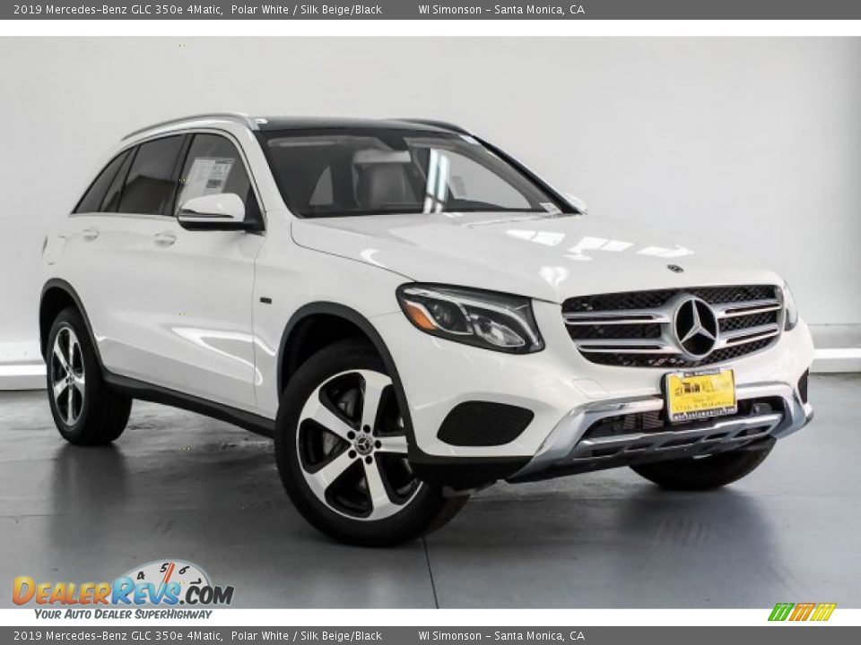 2019 Mercedes-Benz GLC 350e 4Matic Polar White / Silk Beige/Black Photo #10
