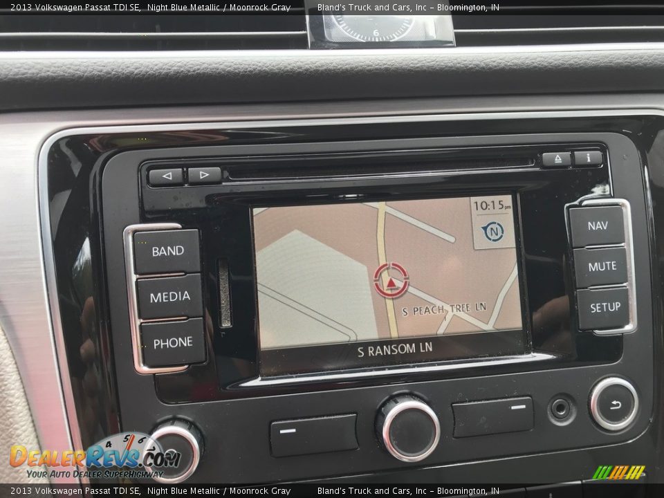 2013 Volkswagen Passat TDI SE Night Blue Metallic / Moonrock Gray Photo #20
