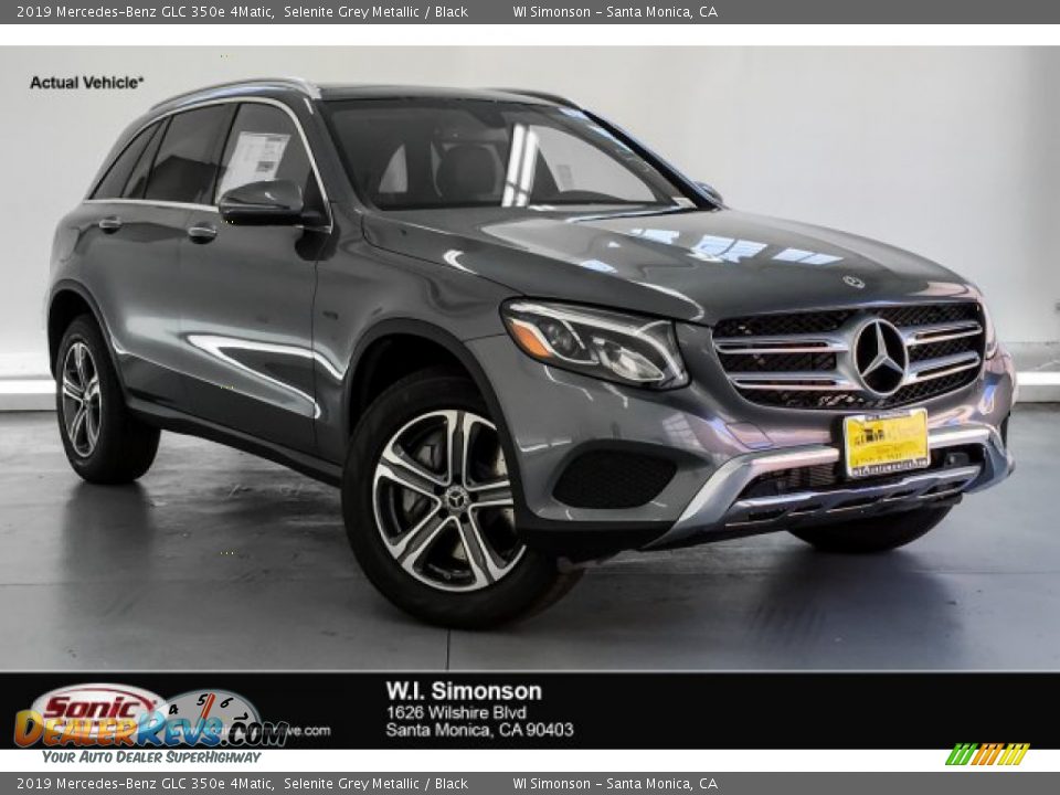 2019 Mercedes-Benz GLC 350e 4Matic Selenite Grey Metallic / Black Photo #1