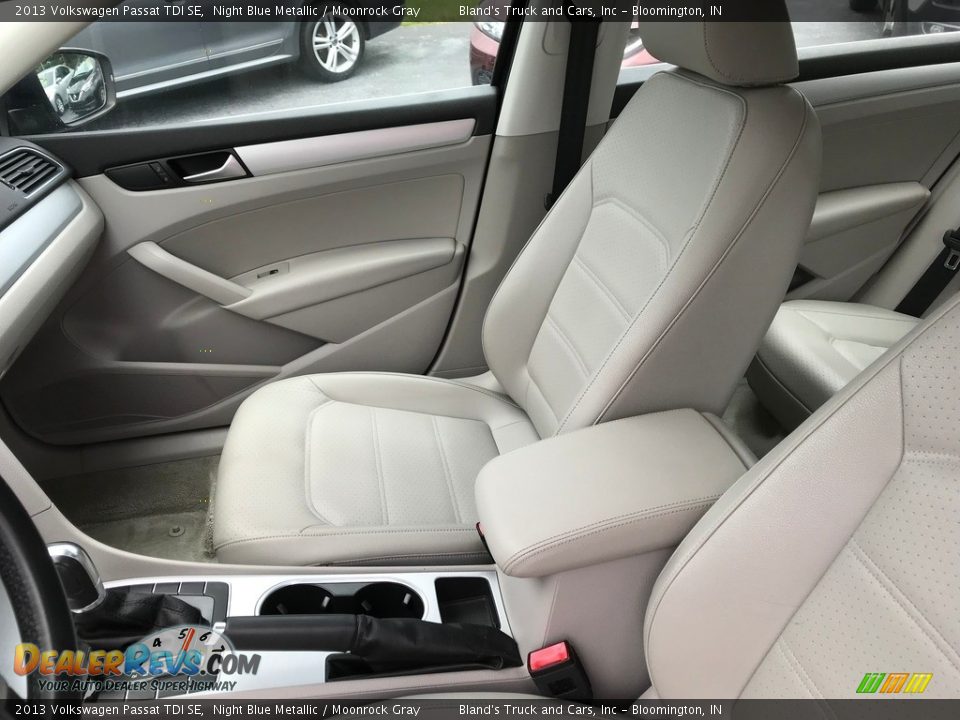 2013 Volkswagen Passat TDI SE Night Blue Metallic / Moonrock Gray Photo #23