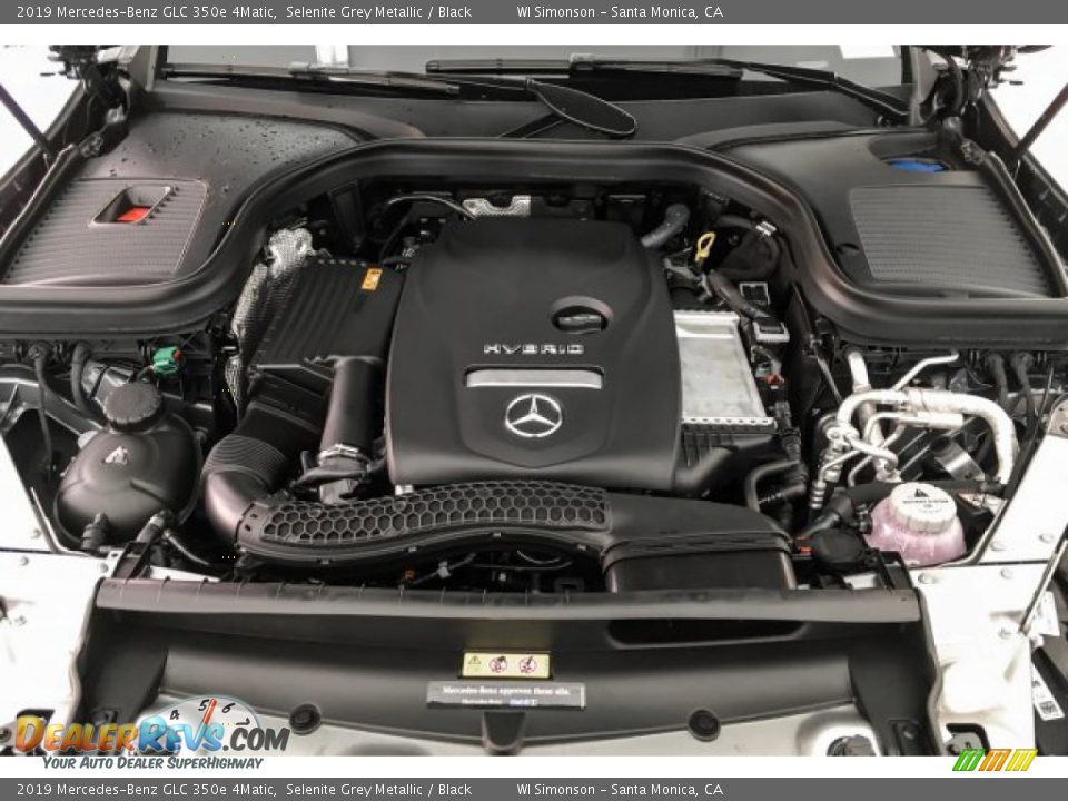 2019 Mercedes-Benz GLC 350e 4Matic Selenite Grey Metallic / Black Photo #8