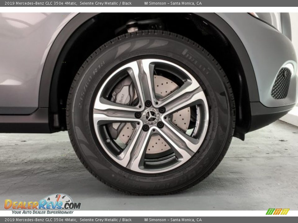 2019 Mercedes-Benz GLC 350e 4Matic Selenite Grey Metallic / Black Photo #9