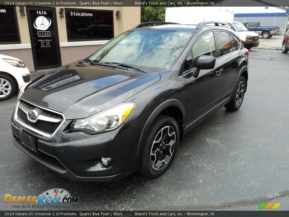 2014 Subaru XV Crosstrek 2.0i Premium Quartz Blue Pearl / Black Photo #2