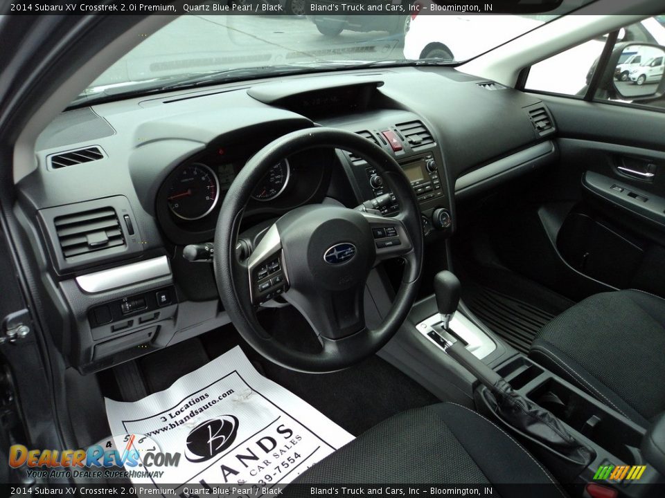 2014 Subaru XV Crosstrek 2.0i Premium Quartz Blue Pearl / Black Photo #6