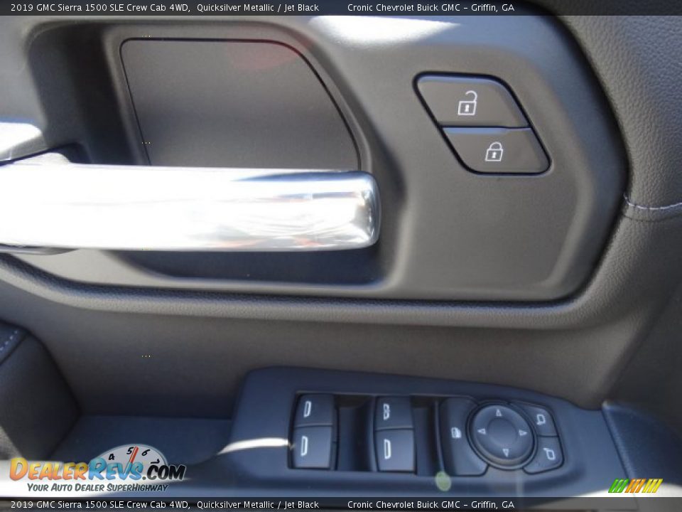 2019 GMC Sierra 1500 SLE Crew Cab 4WD Quicksilver Metallic / Jet Black Photo #15