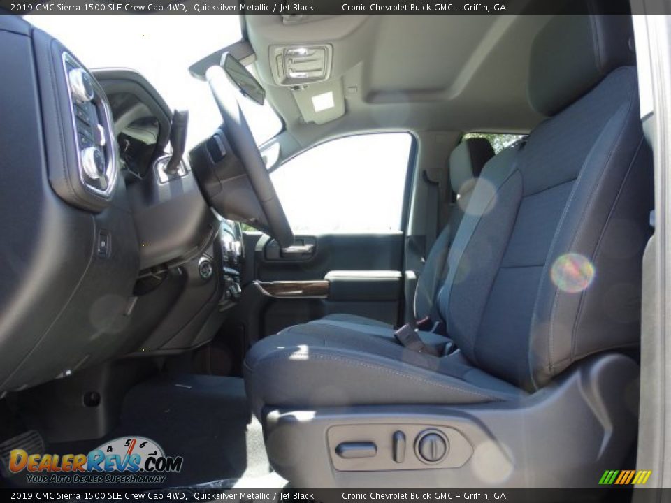 2019 GMC Sierra 1500 SLE Crew Cab 4WD Quicksilver Metallic / Jet Black Photo #16