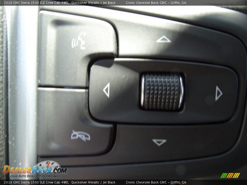 2019 GMC Sierra 1500 SLE Crew Cab 4WD Quicksilver Metallic / Jet Black Photo #19