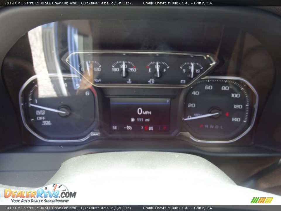 2019 GMC Sierra 1500 SLE Crew Cab 4WD Quicksilver Metallic / Jet Black Photo #20
