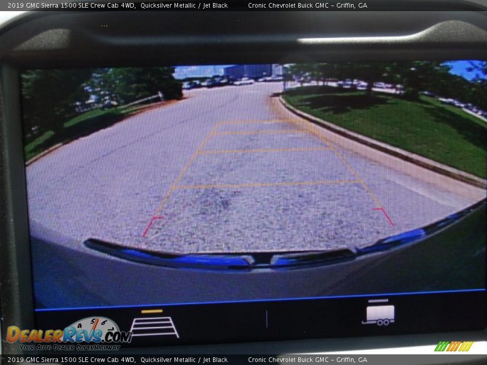 2019 GMC Sierra 1500 SLE Crew Cab 4WD Quicksilver Metallic / Jet Black Photo #22