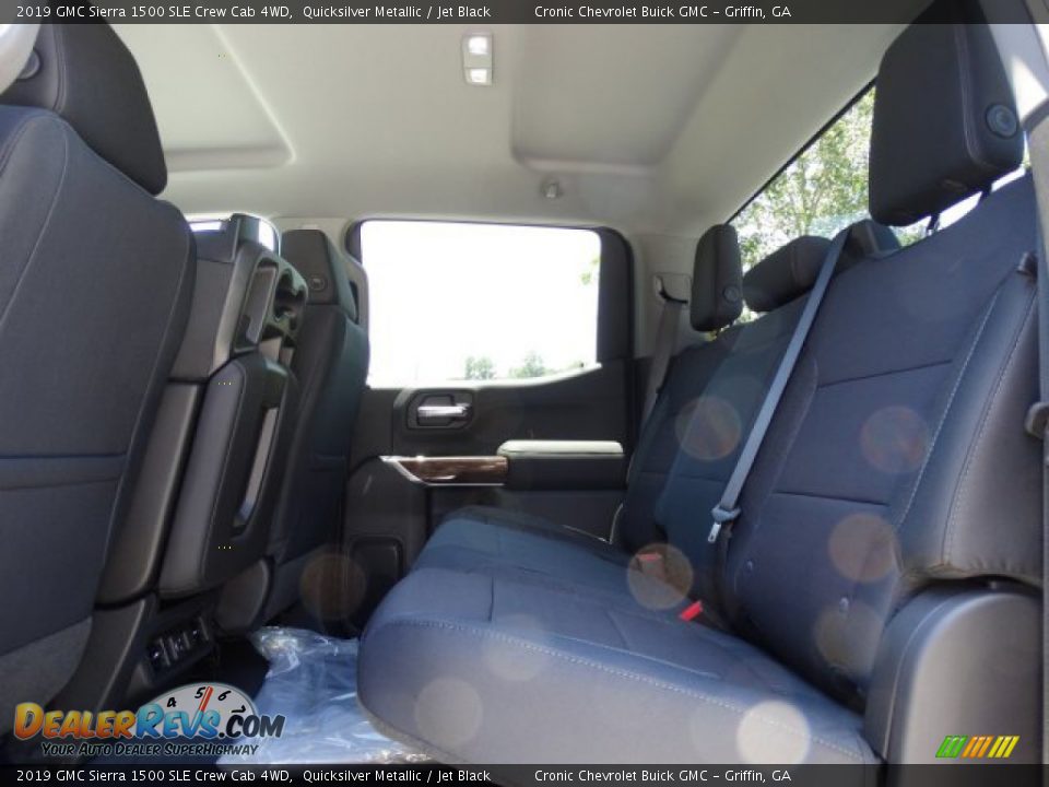 2019 GMC Sierra 1500 SLE Crew Cab 4WD Quicksilver Metallic / Jet Black Photo #25