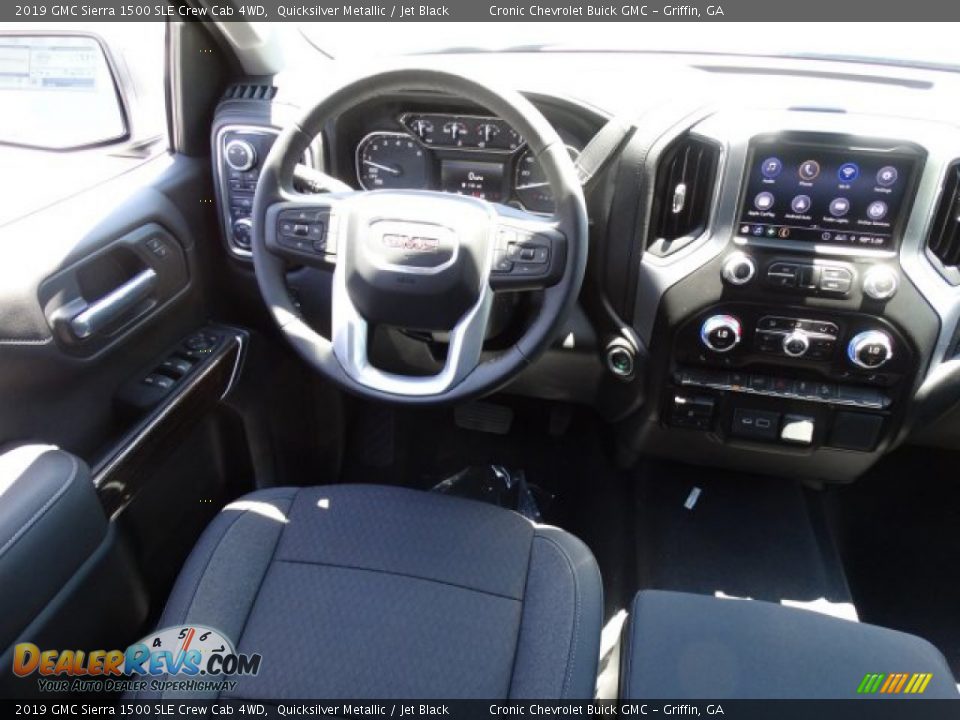 2019 GMC Sierra 1500 SLE Crew Cab 4WD Quicksilver Metallic / Jet Black Photo #26