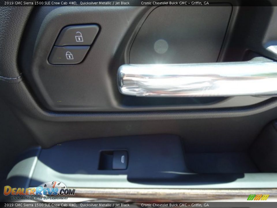 2019 GMC Sierra 1500 SLE Crew Cab 4WD Quicksilver Metallic / Jet Black Photo #27