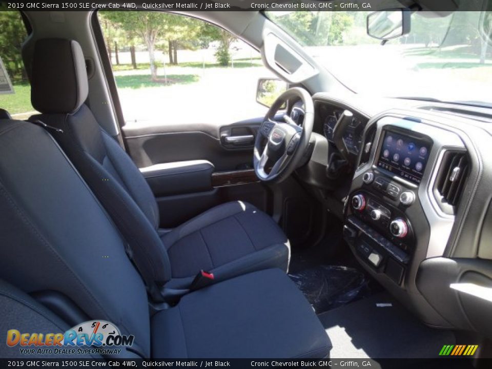 2019 GMC Sierra 1500 SLE Crew Cab 4WD Quicksilver Metallic / Jet Black Photo #30