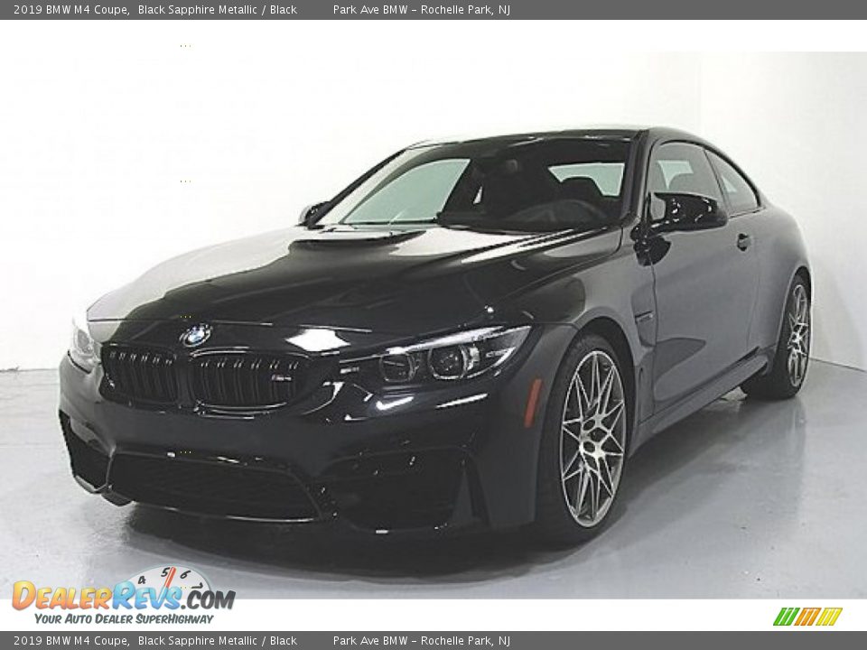 2019 BMW M4 Coupe Black Sapphire Metallic / Black Photo #1