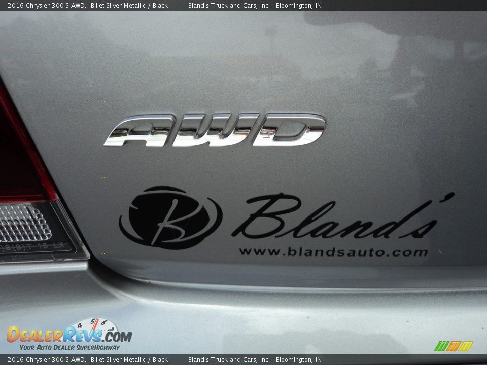 2016 Chrysler 300 S AWD Billet Silver Metallic / Black Photo #33