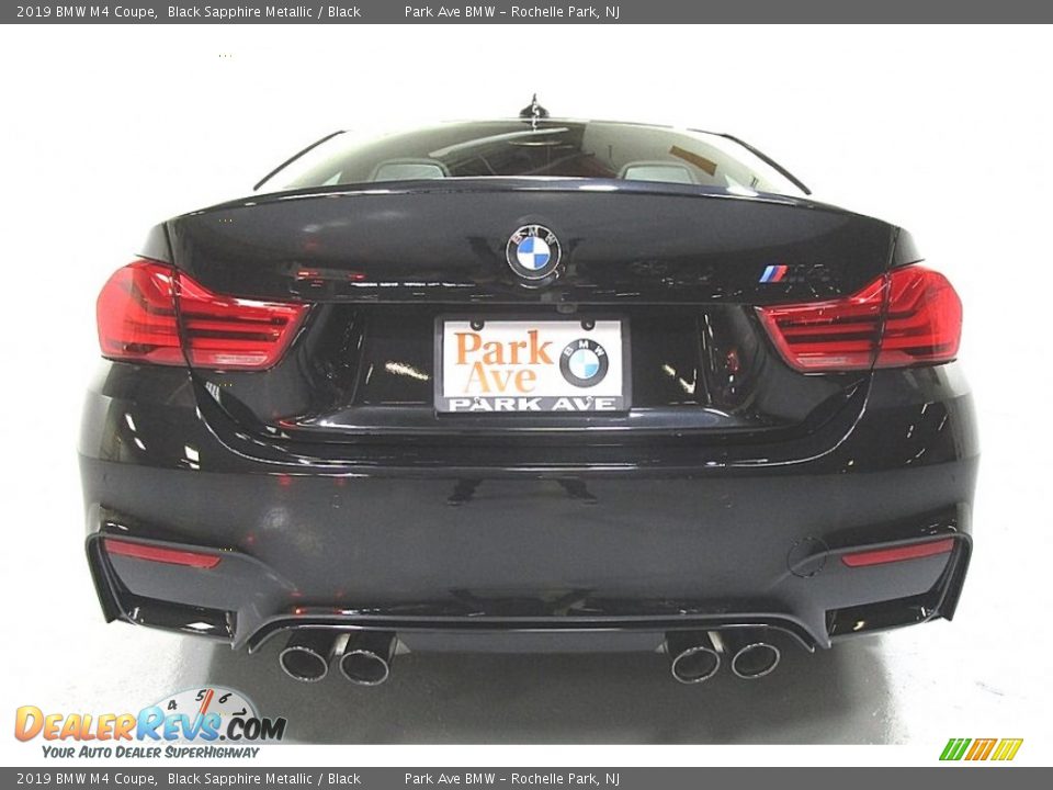 2019 BMW M4 Coupe Black Sapphire Metallic / Black Photo #3