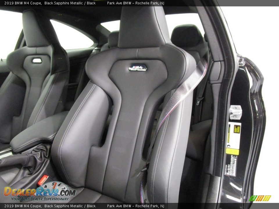 2019 BMW M4 Coupe Black Sapphire Metallic / Black Photo #8