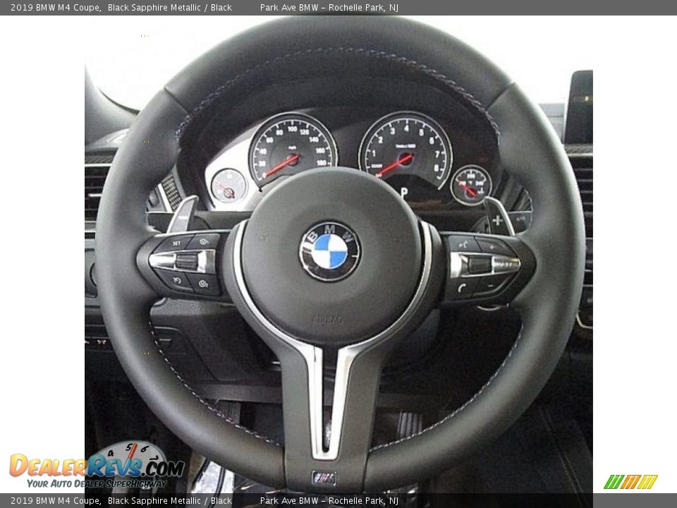 2019 BMW M4 Coupe Black Sapphire Metallic / Black Photo #20