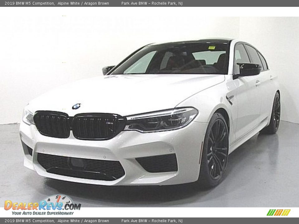 2019 BMW M5 Competition Alpine White / Aragon Brown Photo #1