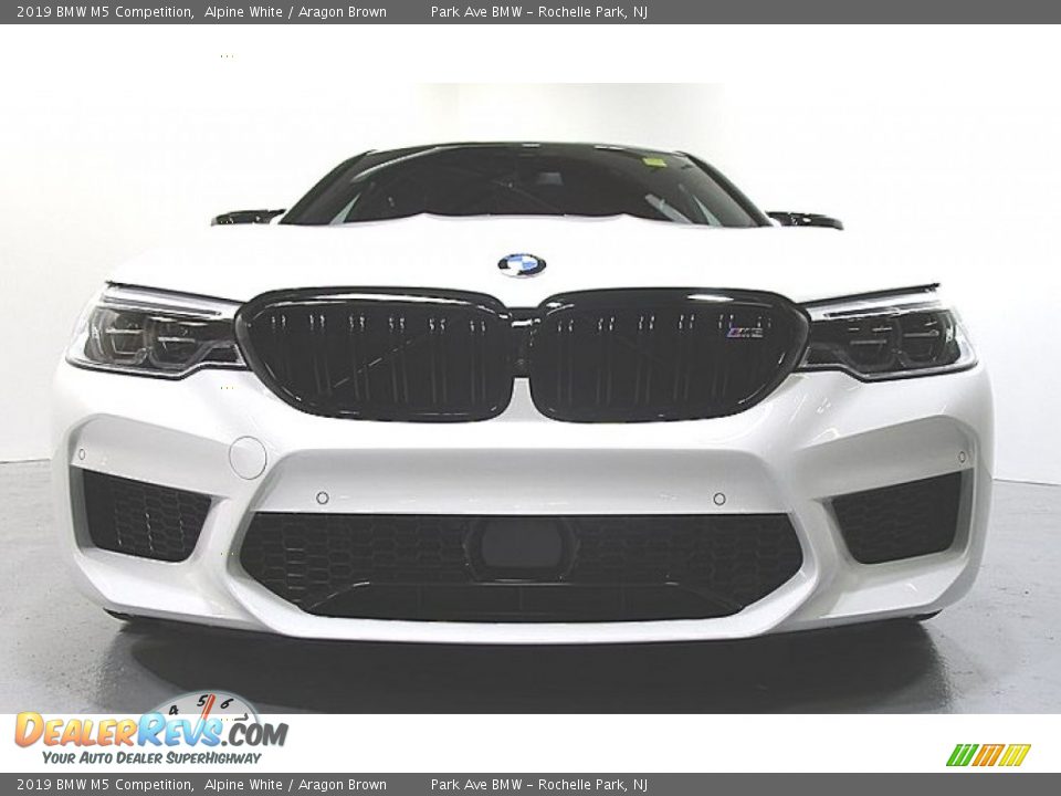 2019 BMW M5 Competition Alpine White / Aragon Brown Photo #6