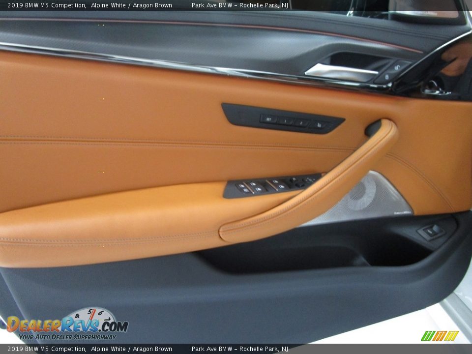 2019 BMW M5 Competition Alpine White / Aragon Brown Photo #7