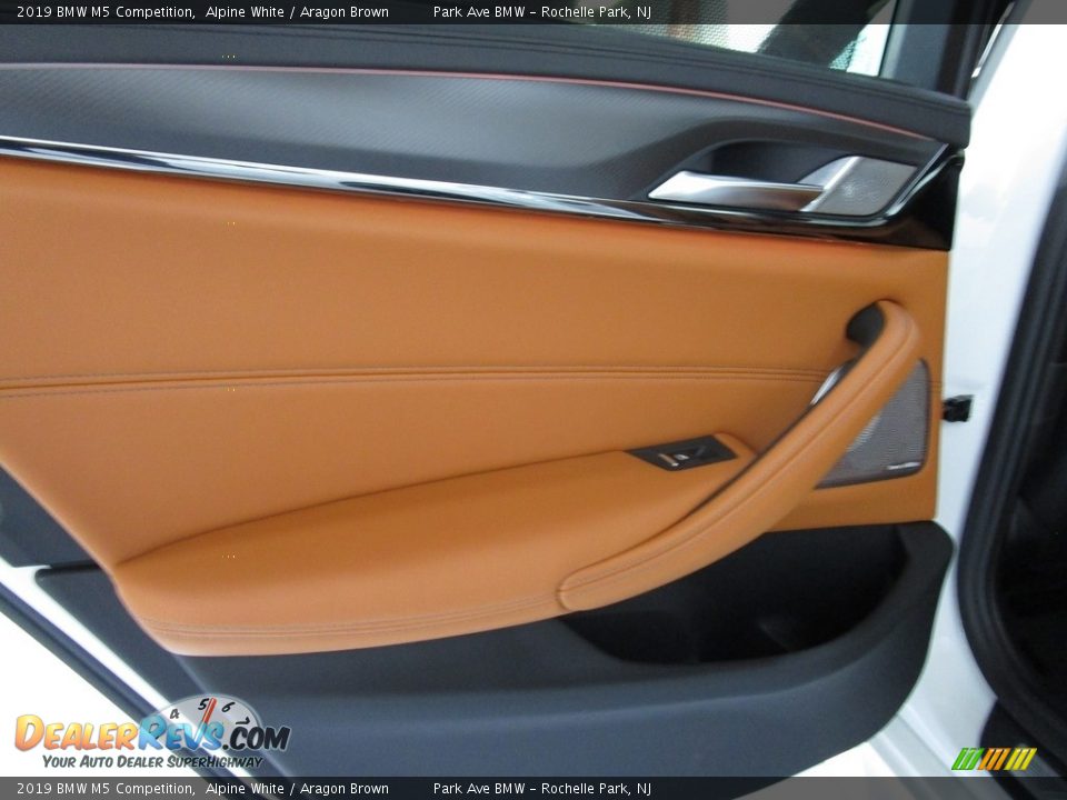 2019 BMW M5 Competition Alpine White / Aragon Brown Photo #10