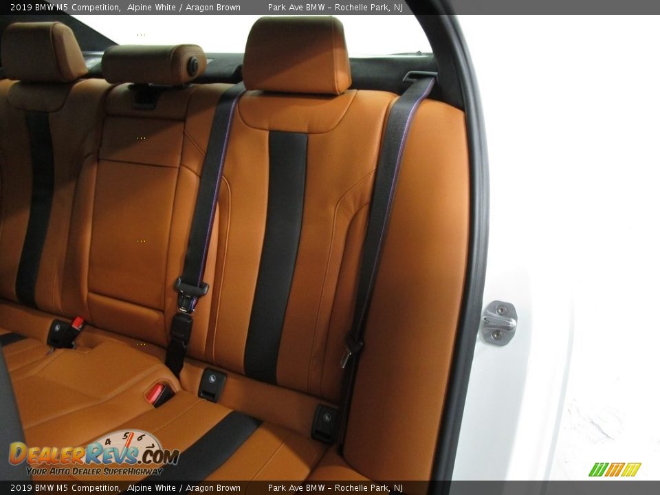 2019 BMW M5 Competition Alpine White / Aragon Brown Photo #11