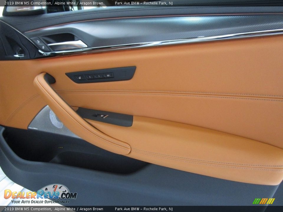 2019 BMW M5 Competition Alpine White / Aragon Brown Photo #13