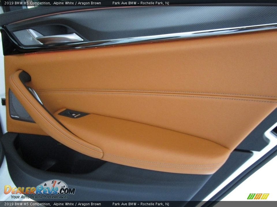 2019 BMW M5 Competition Alpine White / Aragon Brown Photo #16