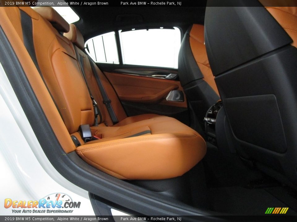 2019 BMW M5 Competition Alpine White / Aragon Brown Photo #18