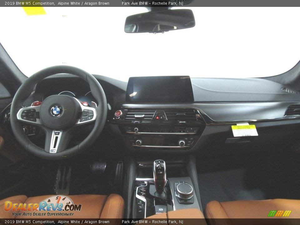 2019 BMW M5 Competition Alpine White / Aragon Brown Photo #21