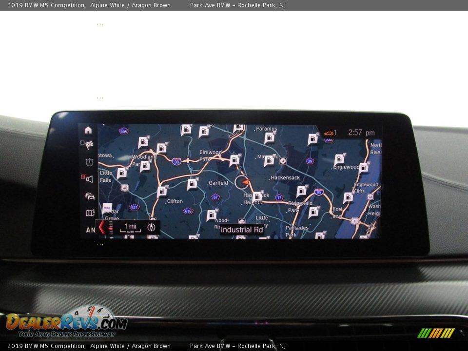 2019 BMW M5 Competition Alpine White / Aragon Brown Photo #24