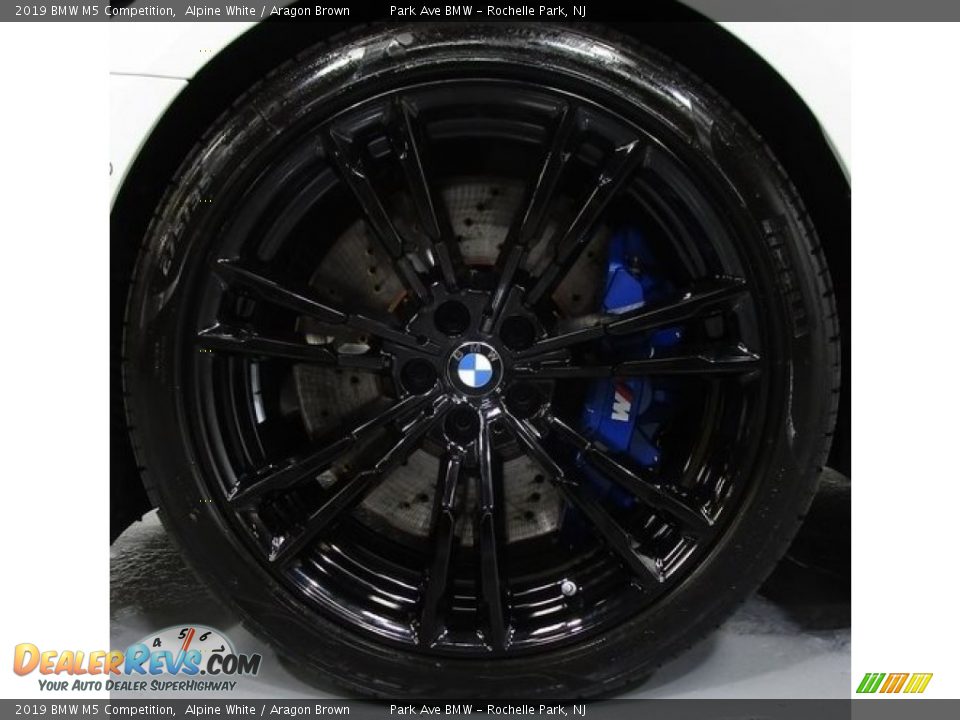 2019 BMW M5 Competition Alpine White / Aragon Brown Photo #26