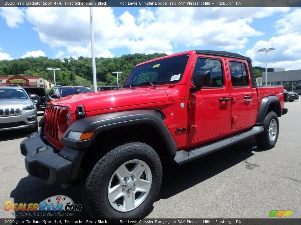 2020 Jeep Gladiator Sport 4x4 Firecracker Red / Black Photo #1