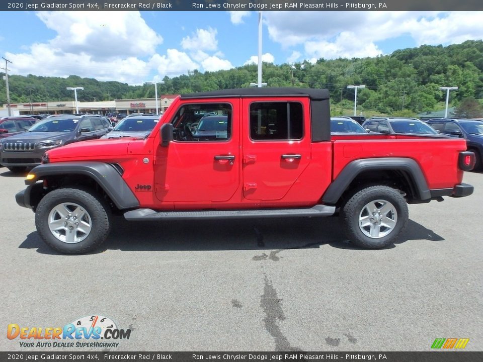 2020 Jeep Gladiator Sport 4x4 Firecracker Red / Black Photo #2